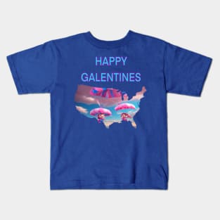 Galentines day parachute gift Kids T-Shirt